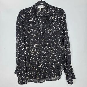 Bella Dahl floral lightweight buttondown Long sleeves shirt
